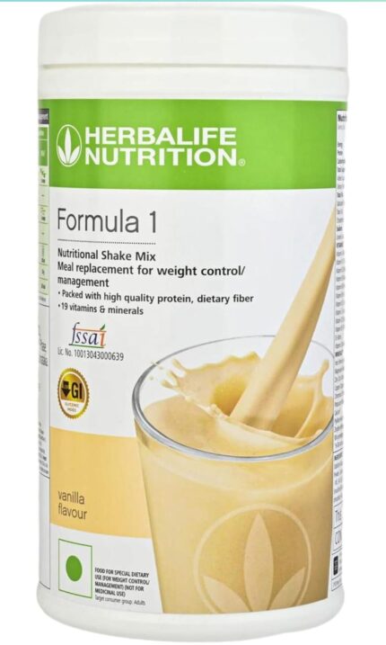 Herbalife Shakemate Vanilla – Protein-Rich, Low-Fat Delicious Add-On for Formula 1 Shake – 500g